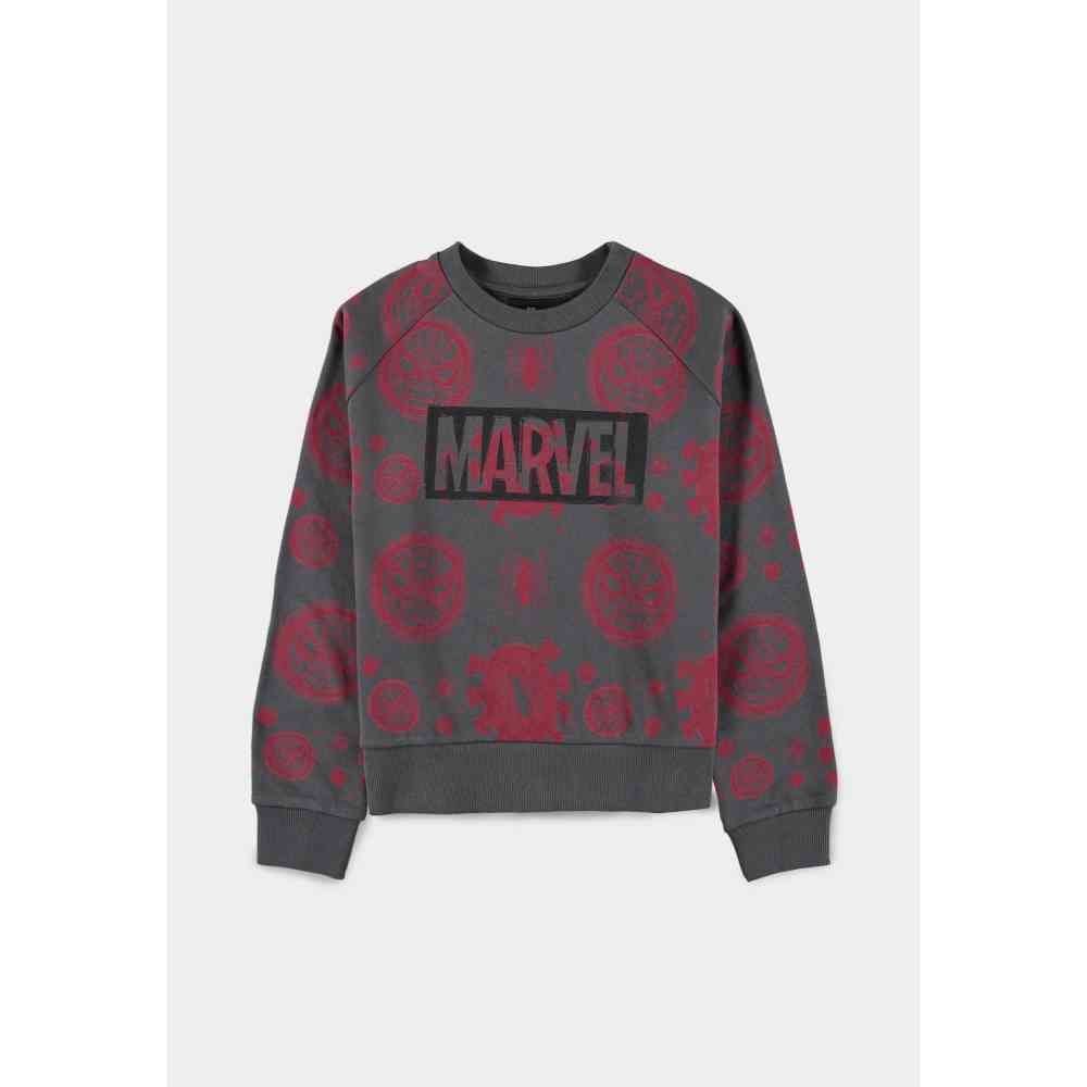 Marvel SpiderMan - Allover Pigment Print Chandail enfants - Gris